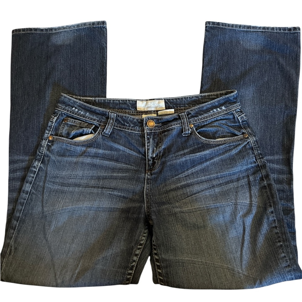 Maurices Dark Blue Taylor Boot Cut Jean size 9/10
